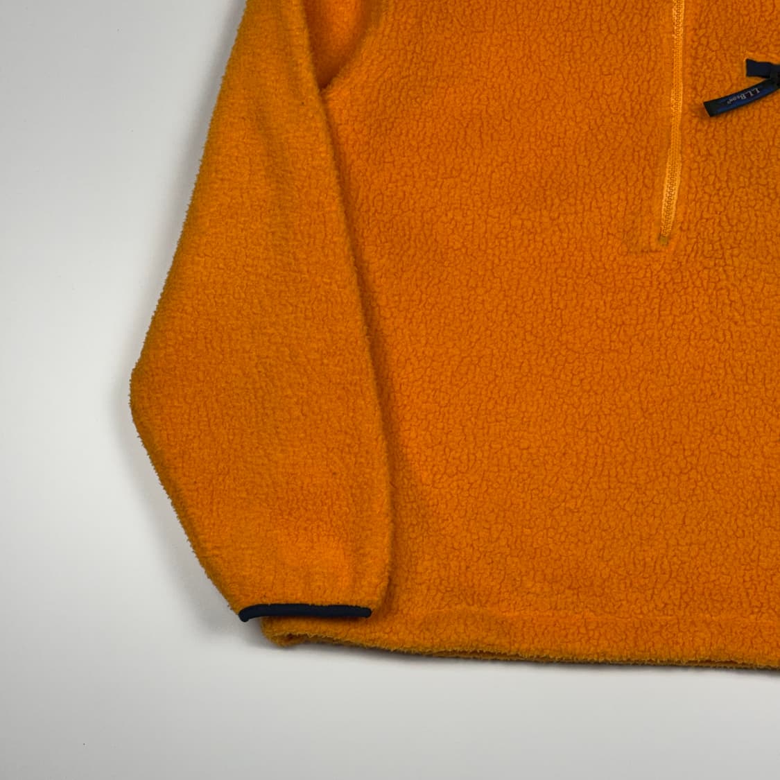 (105) 80s 엘엘빈 헤비 플리스 풀오버 옐로우 상품이미지4