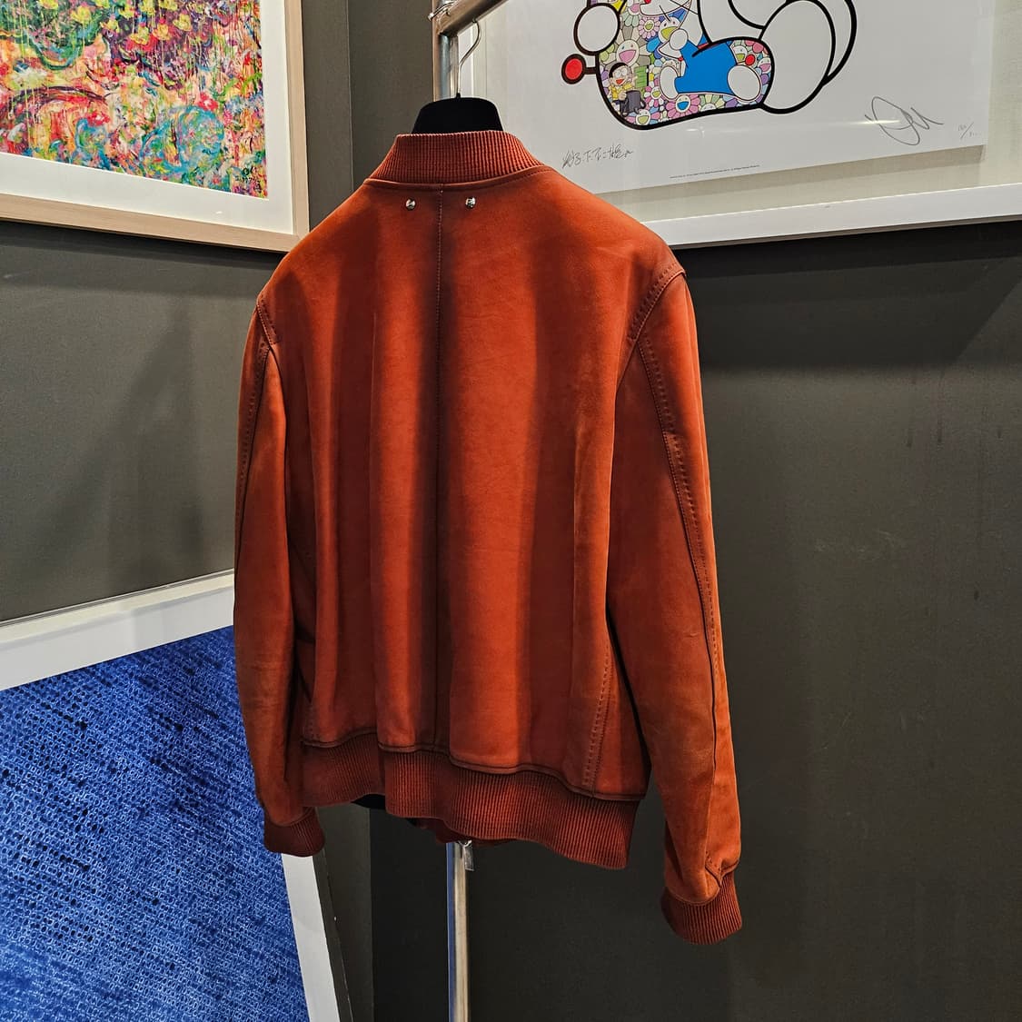 벨루티 파티나 레더 윌 스미스 가죽자켓 상품이미지4