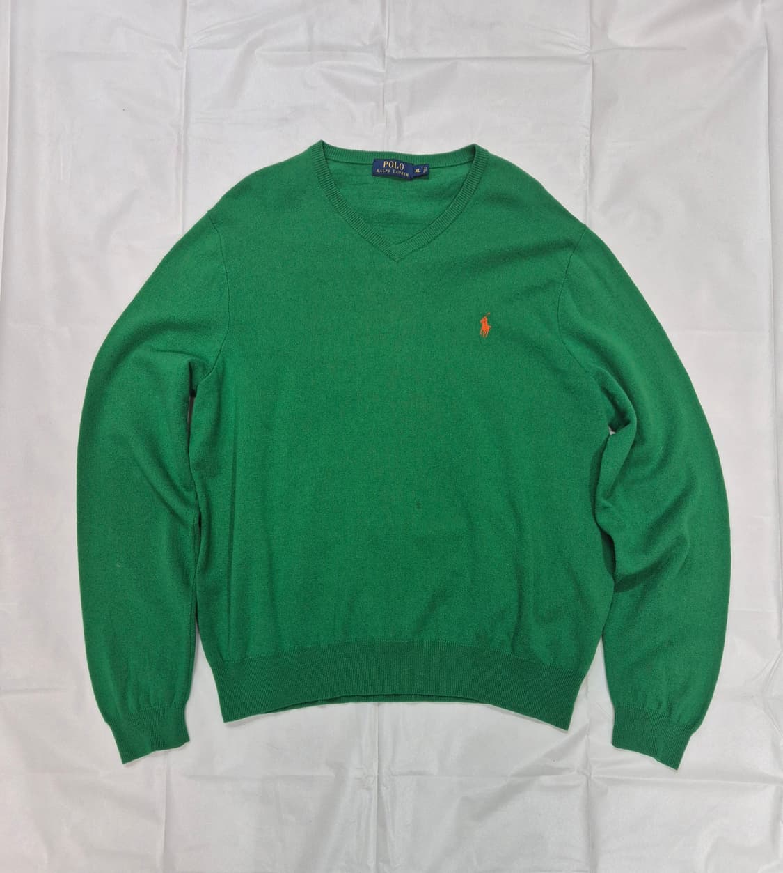 폴로 브이넥 울 니트 상품이미지1