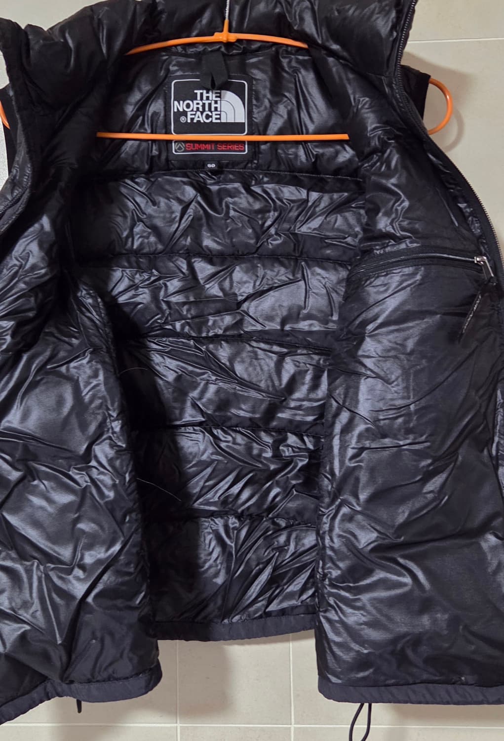 노스페이스 써밋 경량 패딩조끼 S(80) 상품이미지4
