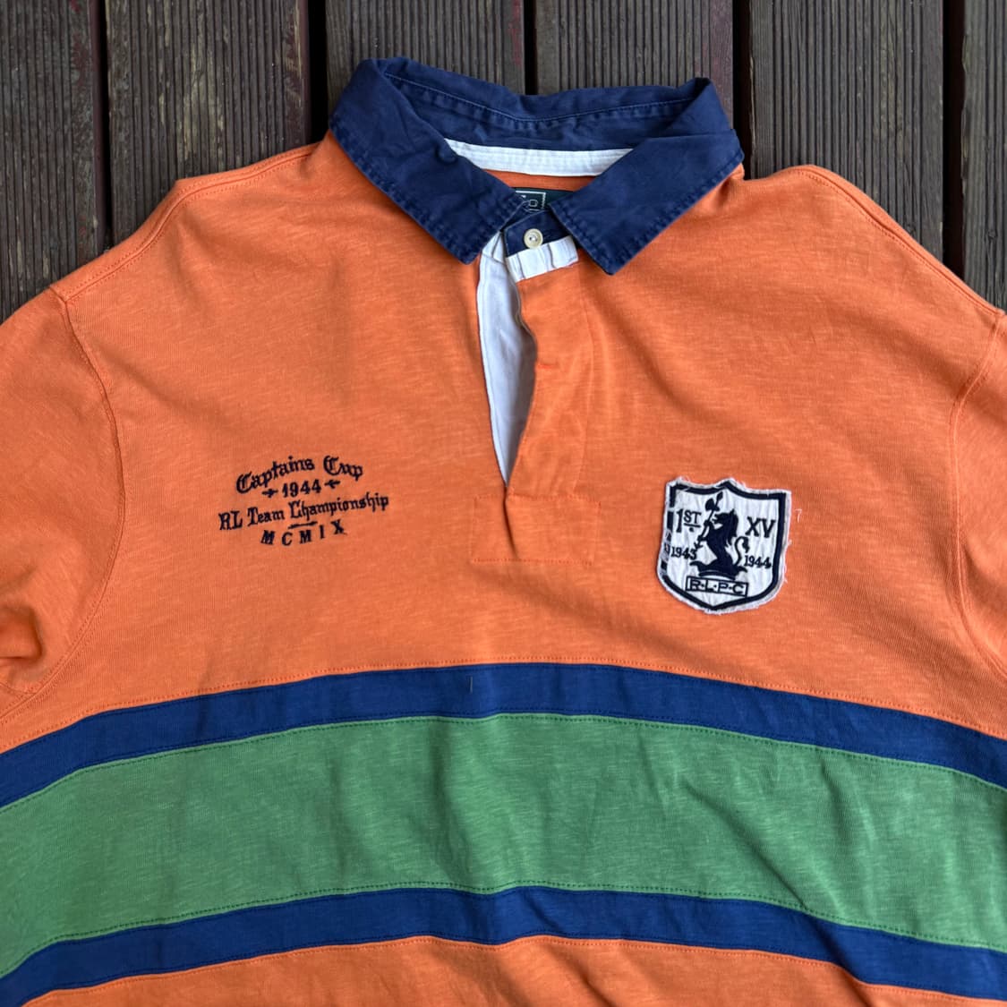 폴로 럭비 롱슬리브 오렌지 상품이미지2