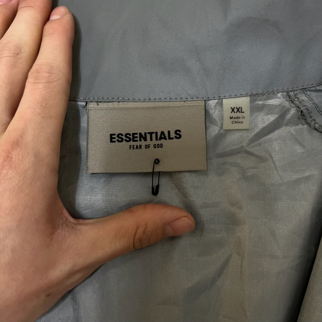 피어오브갓 에센셜 리플렉티브 아노락 바람막이 XXL  상품이미지4