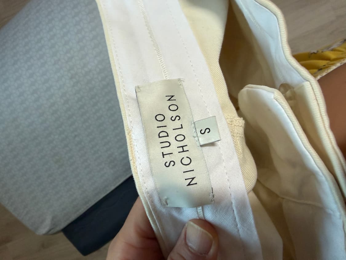 [S] 스튜디오 니콜슨 소르테 볼륨팬츠 크림 상품이미지3