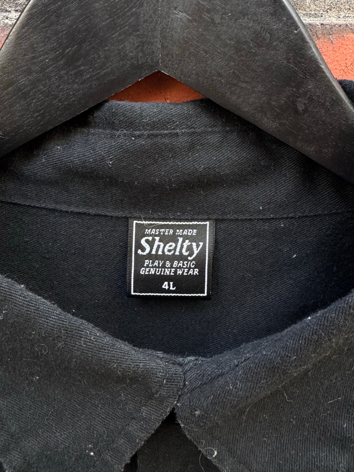 Shelty 성모마리아 자수 블랙 셔츠  상품이미지5