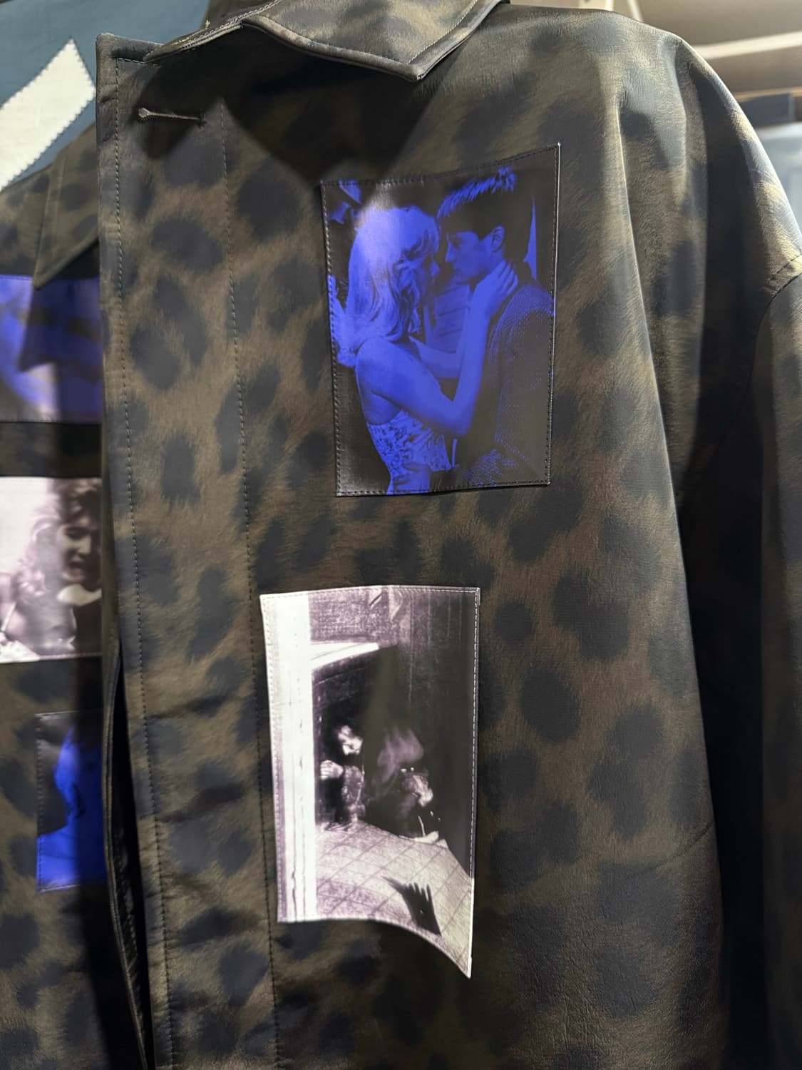 라프시몬스 19FW 블루벨뱃 레오파드 카코트 46사이즈 상품이미지9