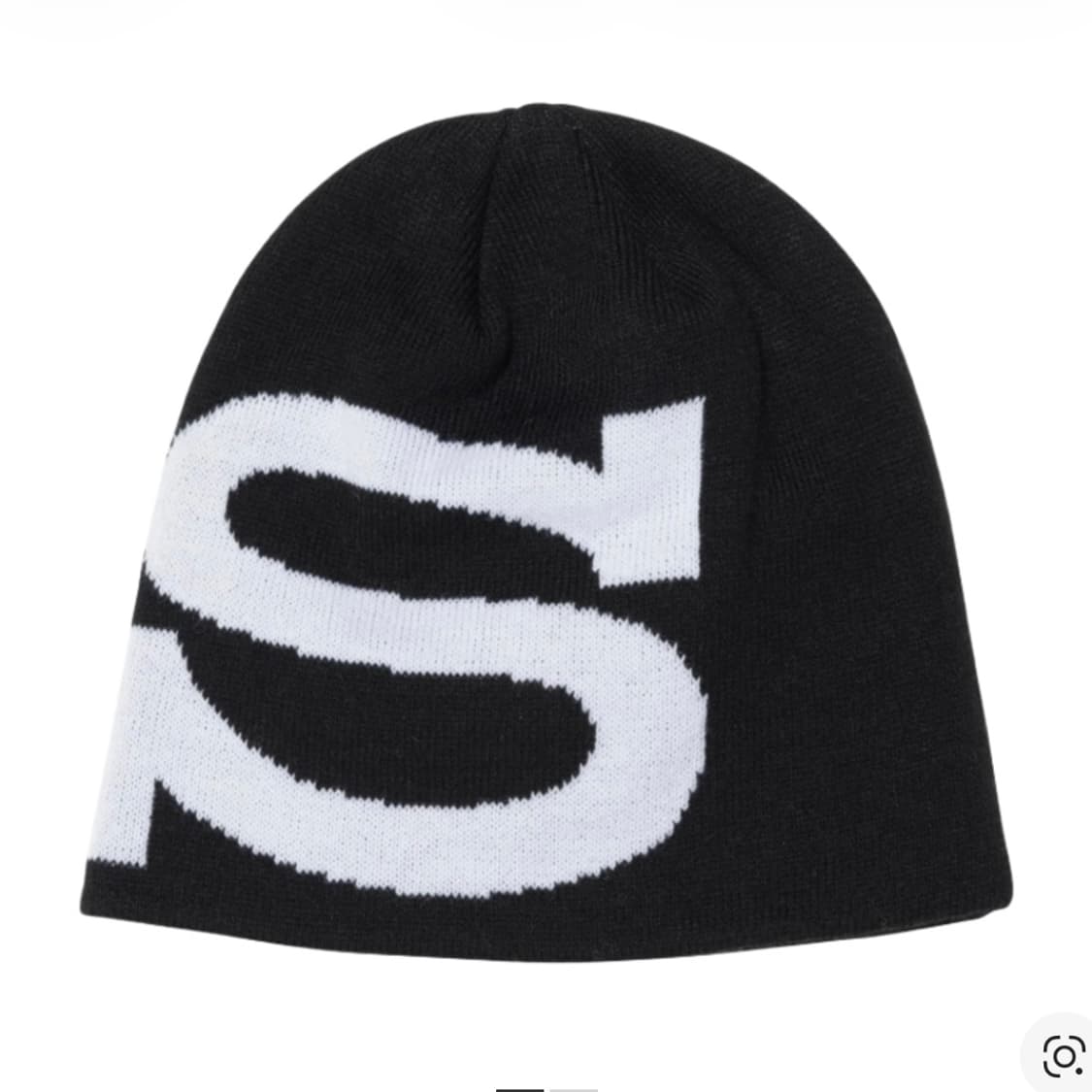 스투시 빅 S 자카드 스컬캡 블랙 상품이미지1
