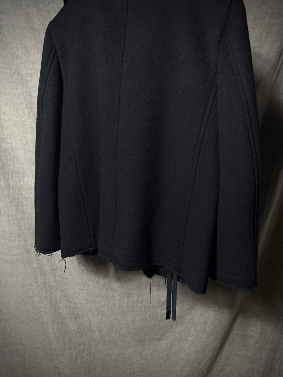 요지야마모토 뿌르옴므 울 숏 코트 상품이미지10