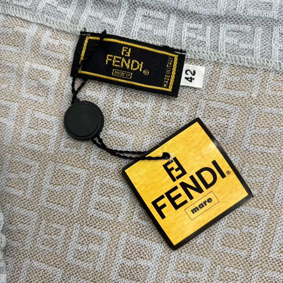 Fendi 펜디 FF 주카 모노그램 드로우스트링 미니 스커트 42 상품이미지3