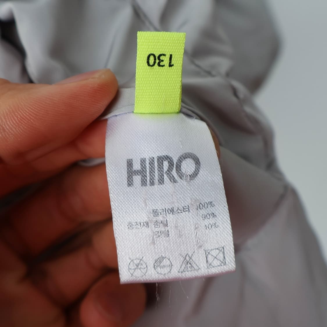 130/키즈 HIRO 히로 리버시블 드로잉 다운 패딩 상품이미지7