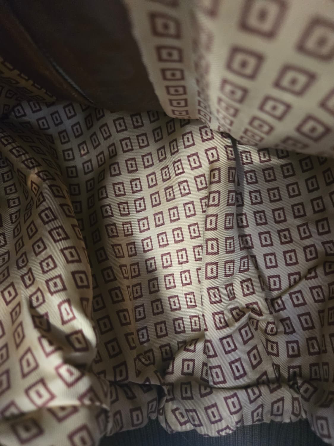 SAKURA 스웨이드 봄버 자켓 브라운 상품이미지4