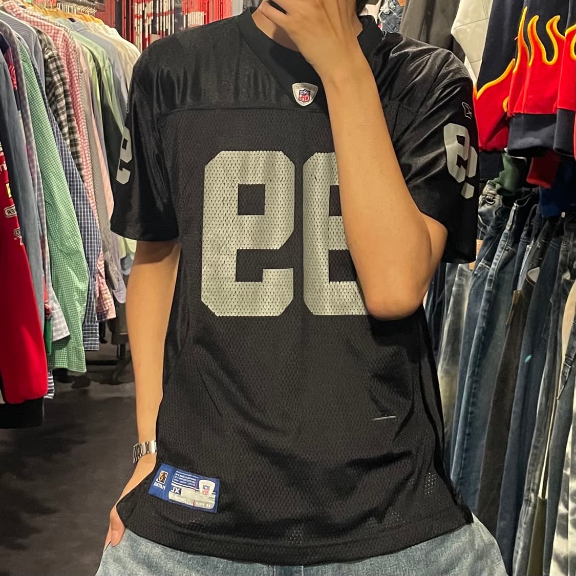 [IM] NFL X Rebok 블랙 No.99  반팔져지 상품이미지1