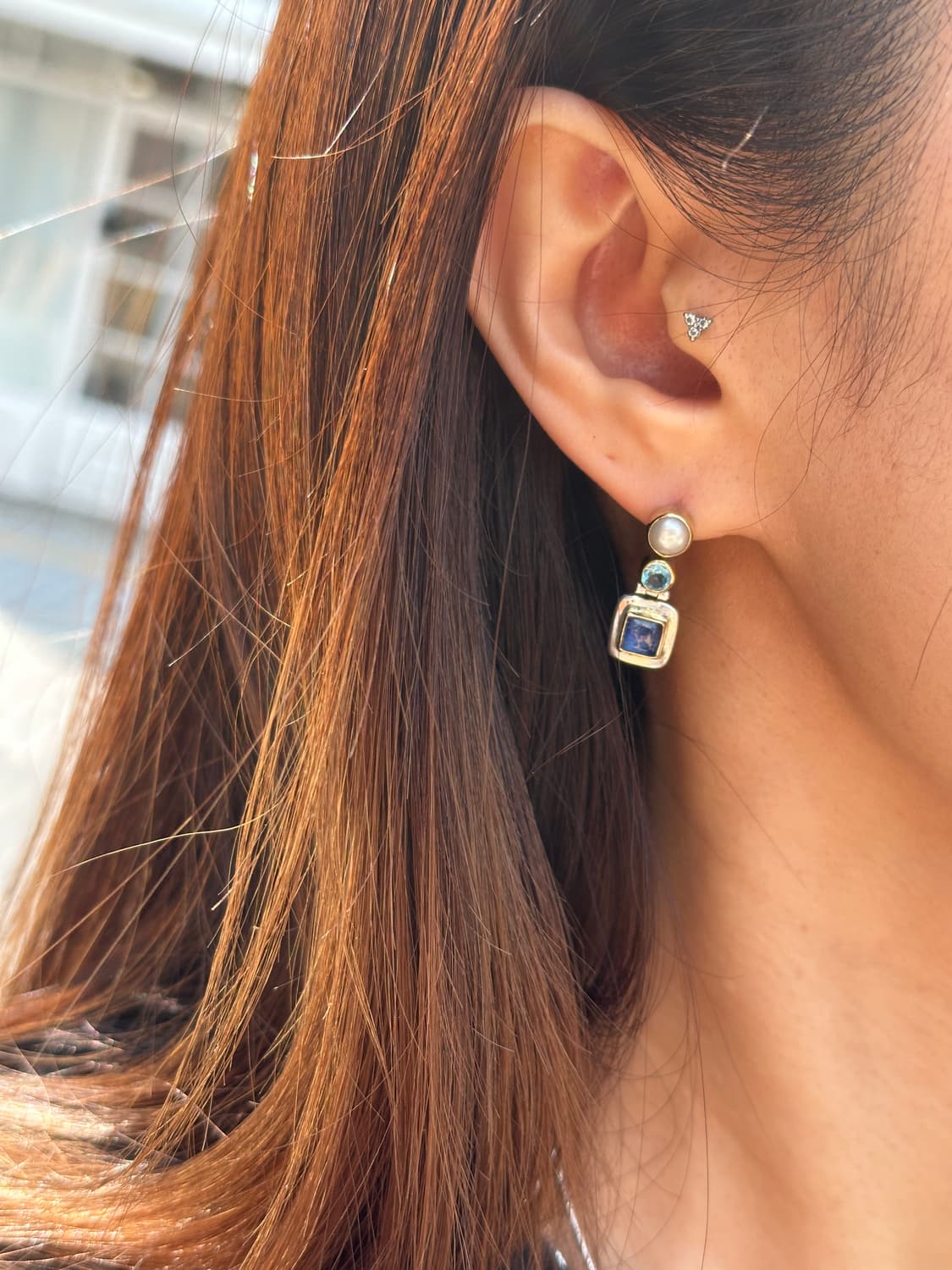 Musta Vintage 925silver earring 상품이미지6