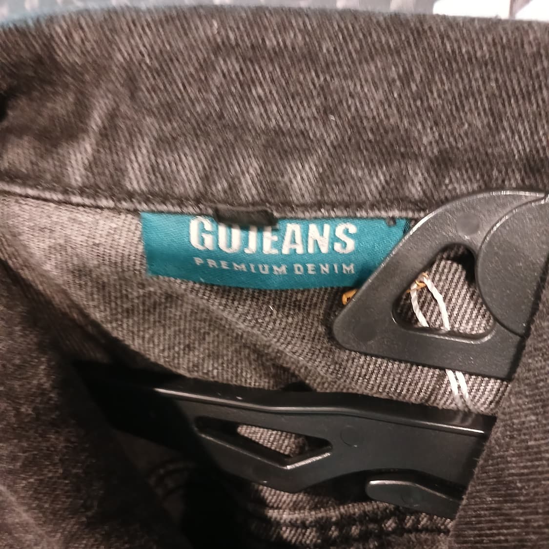 GOJEANS 블랙 데님 자켓 상품이미지3