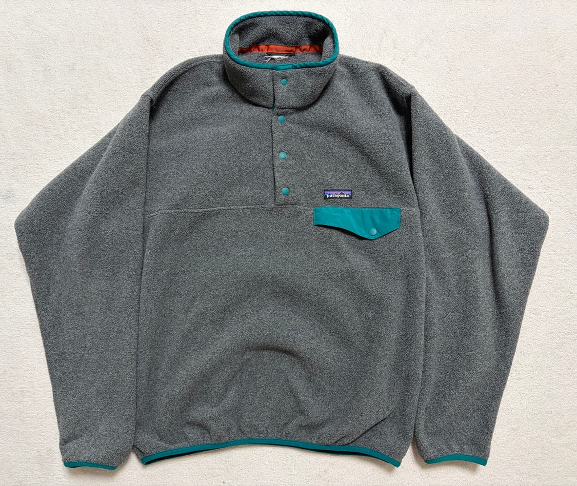 [M] 파타고니아 신칠라 스냅티 플리스 샤이아라보프 (니켈/리젠그린) 상품이미지1