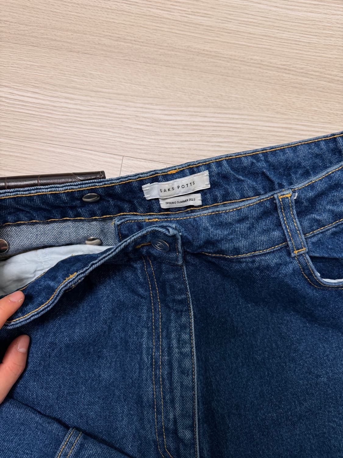 삭스파츠 진청 데님 상품이미지2