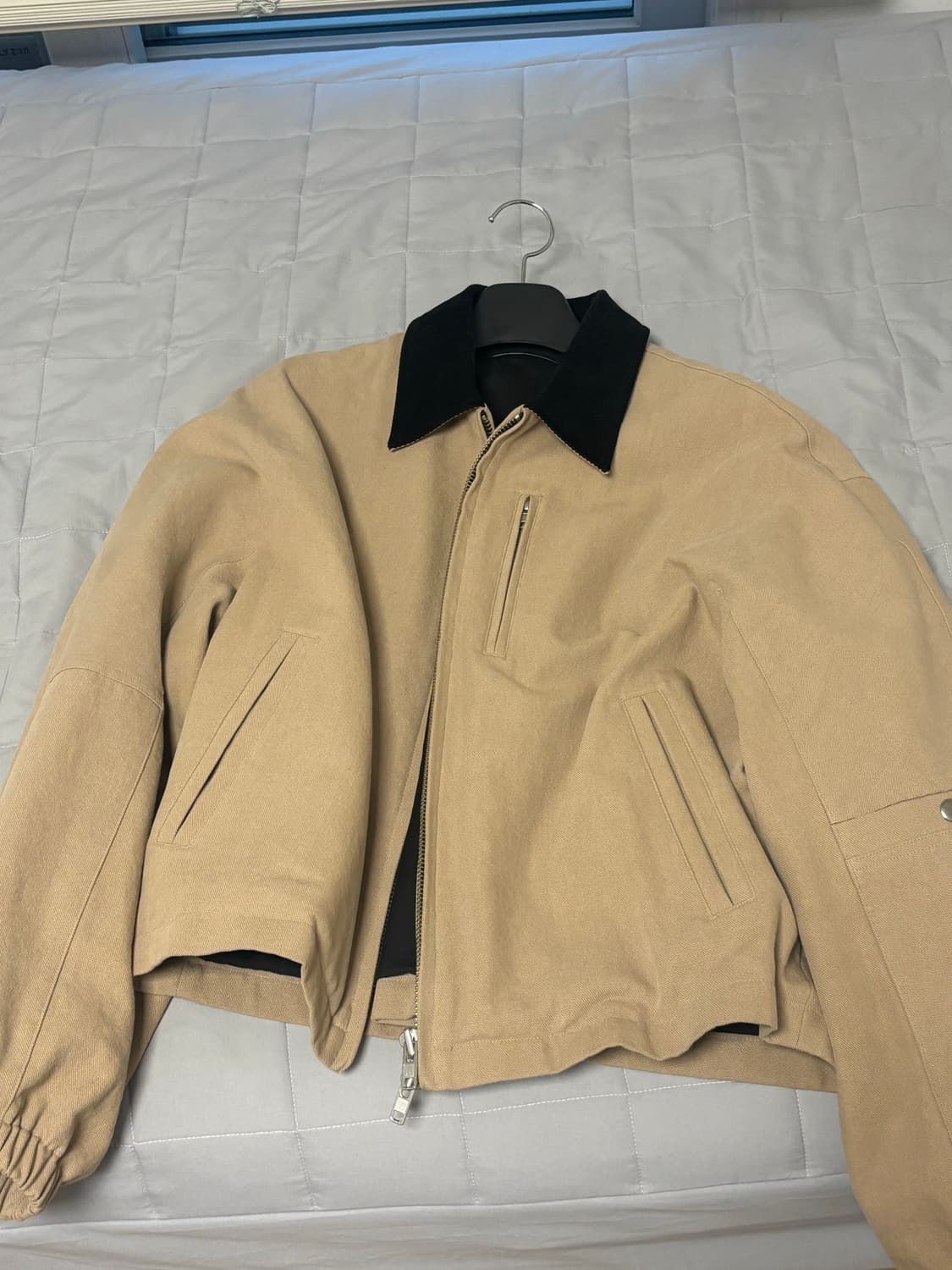 신더 크롭 워크 봄버 상품이미지2