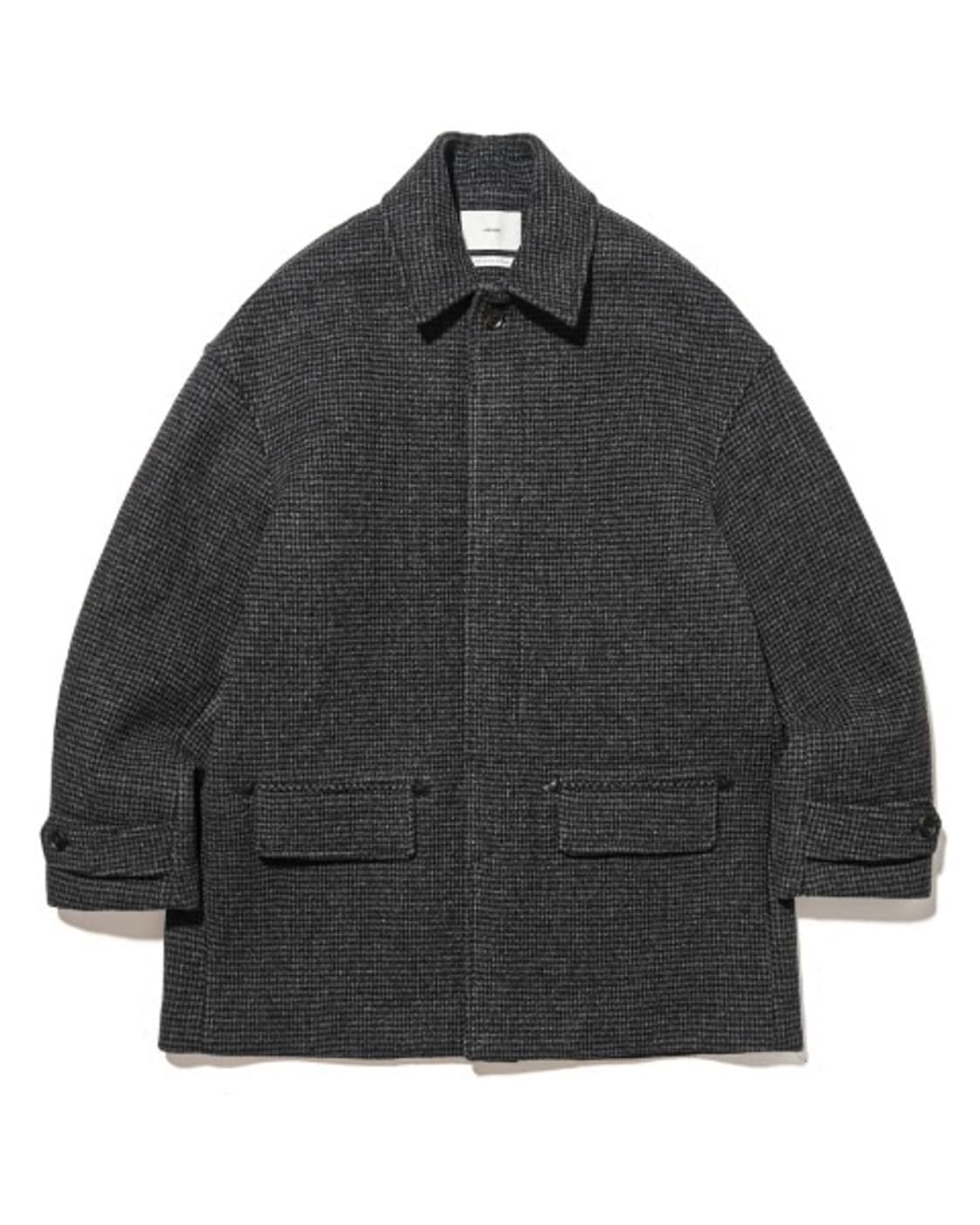 아워셀브스 SHORT MAC COAT (HOUNDSTOOTH) 맥코트 상품이미지1