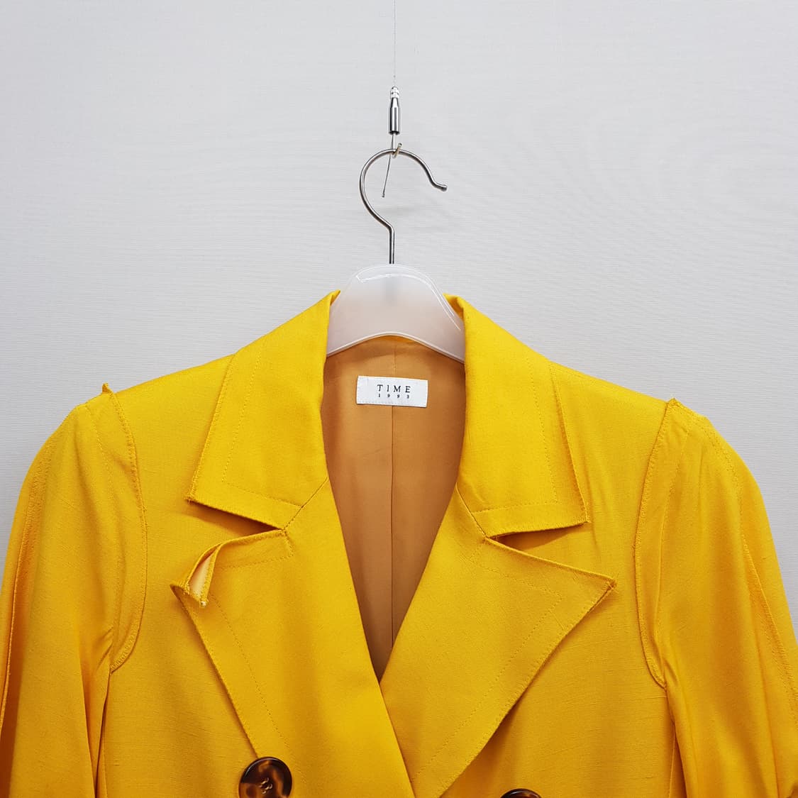 한섬 타임 더블버튼 반팔 원피스 82-94-160사이즈 상품이미지3