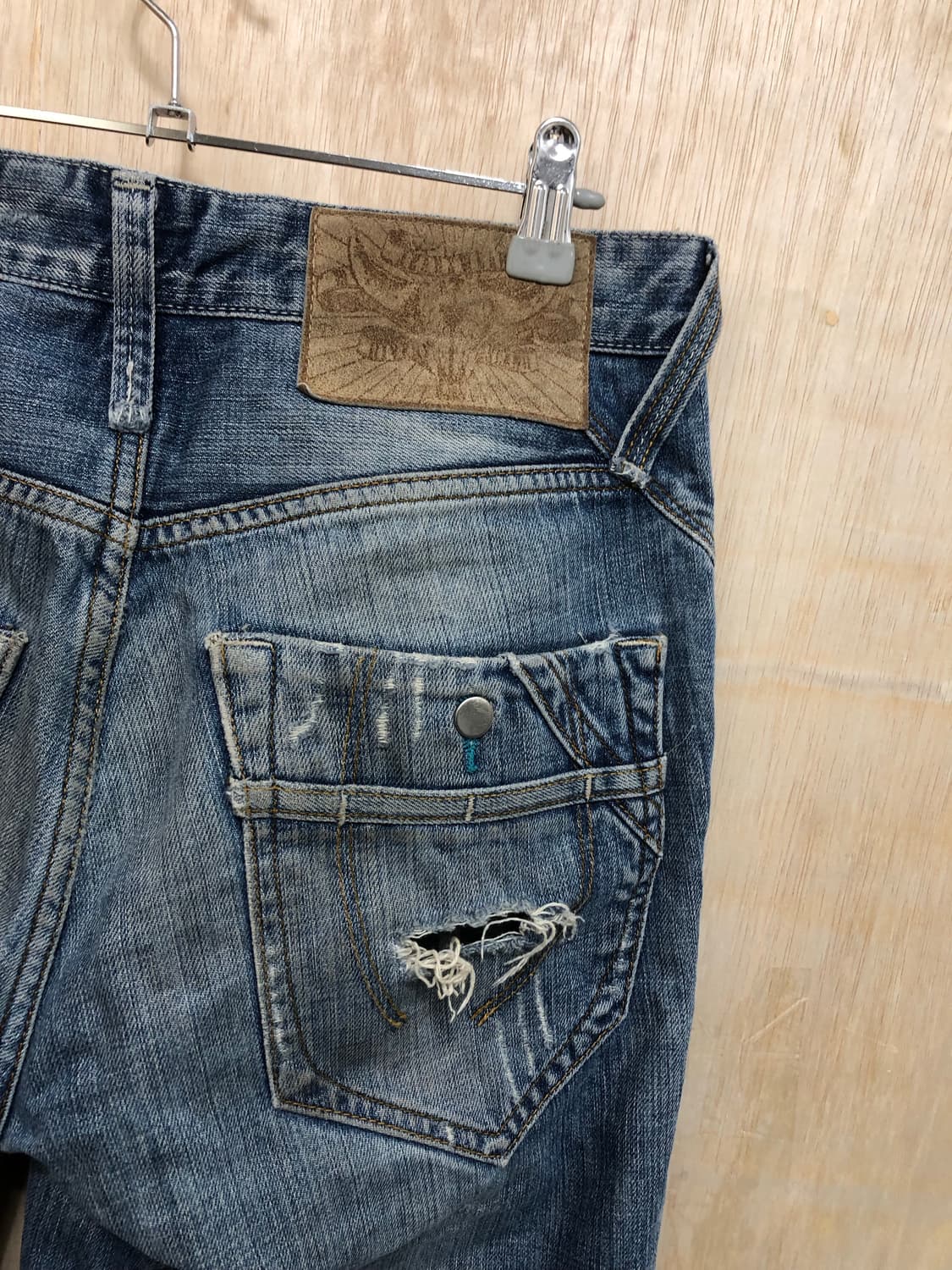 [직수입] 빈티지 데님 트라우저 상품이미지6