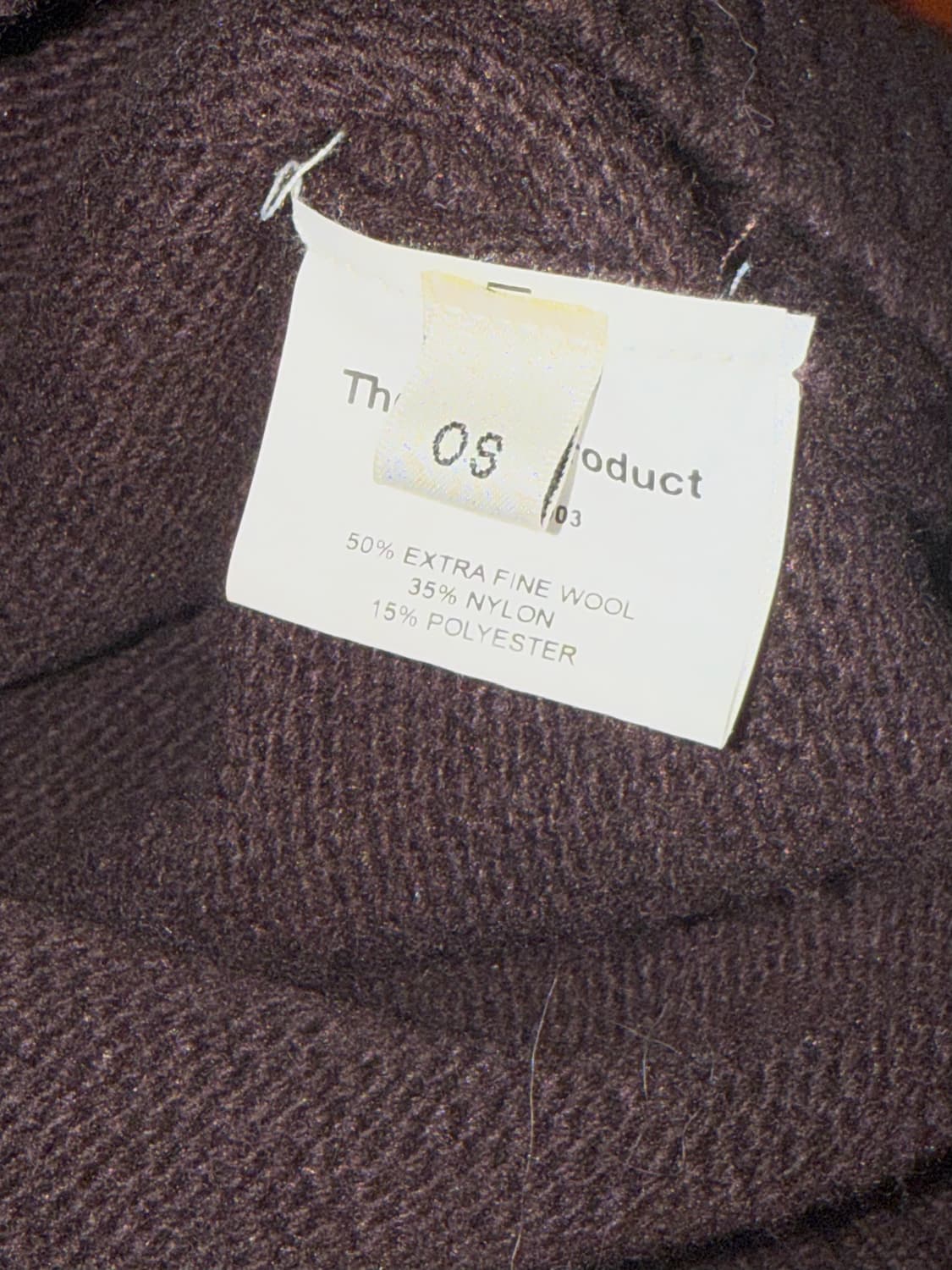 더오픈 프로덕트 브라운 컬러 니트 상품이미지4