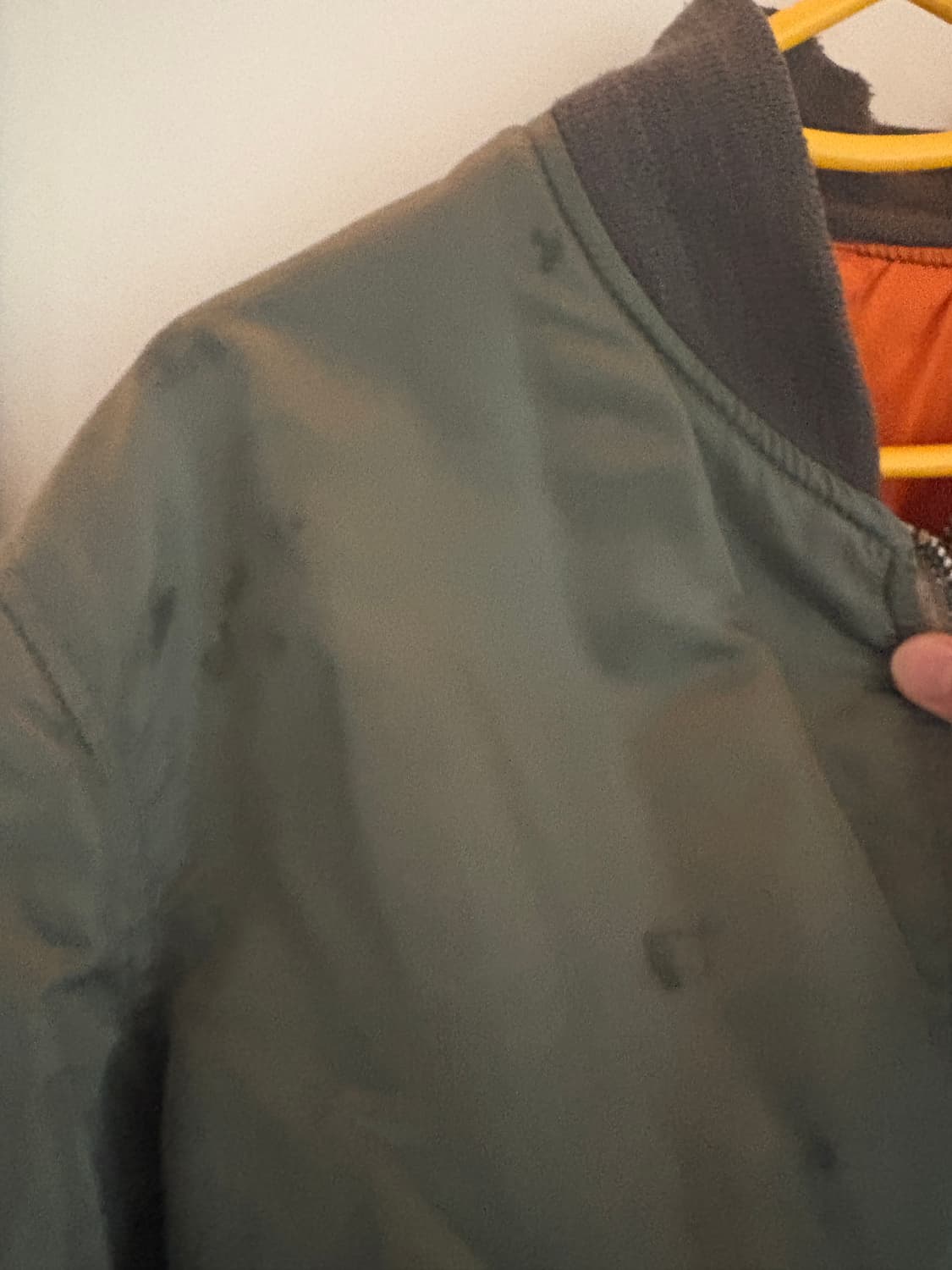 90s 알파인더스트리 ma-1 made in USA 상품이미지2