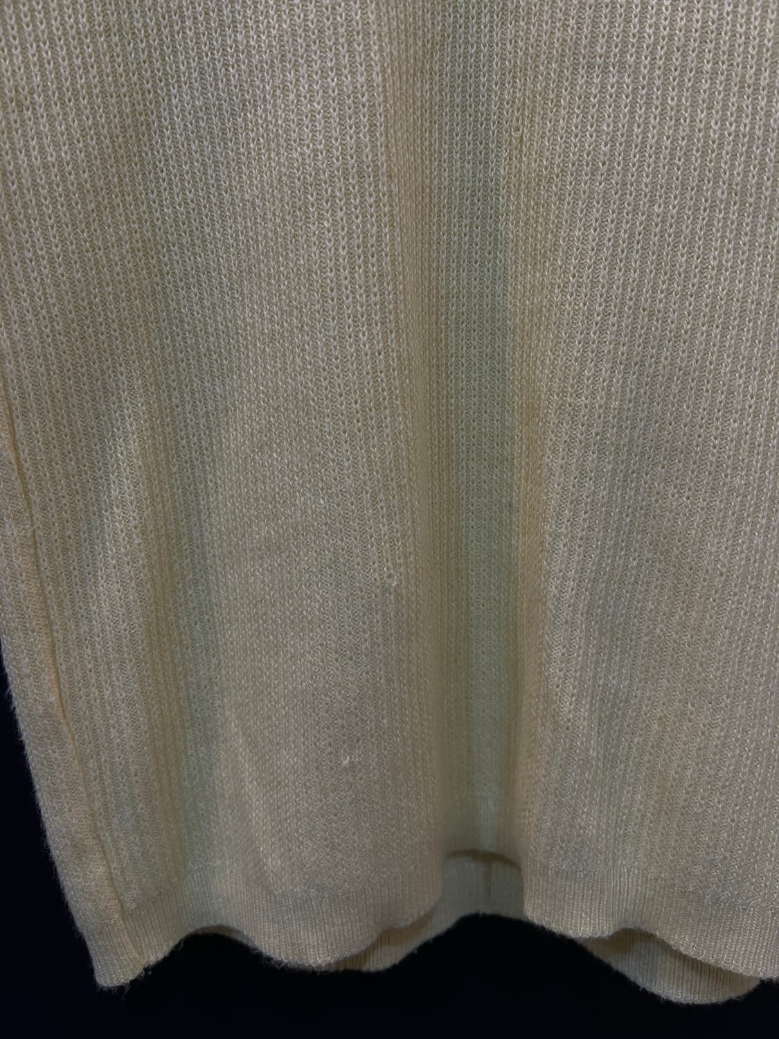 꾸레쥬 옐로우 로고 반팔 니트 상품이미지4