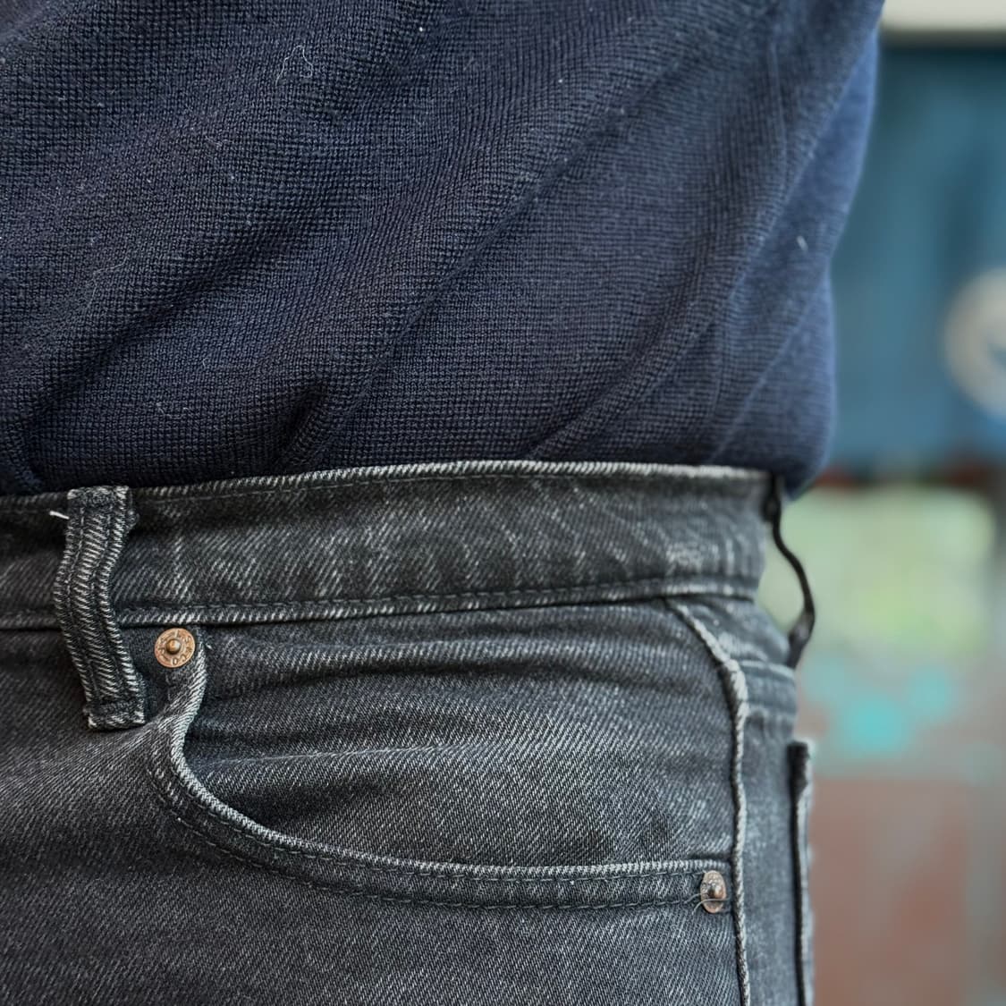 리바이스 550 릴렉스 핏 블랙 데님 팬츠 32 상품이미지10