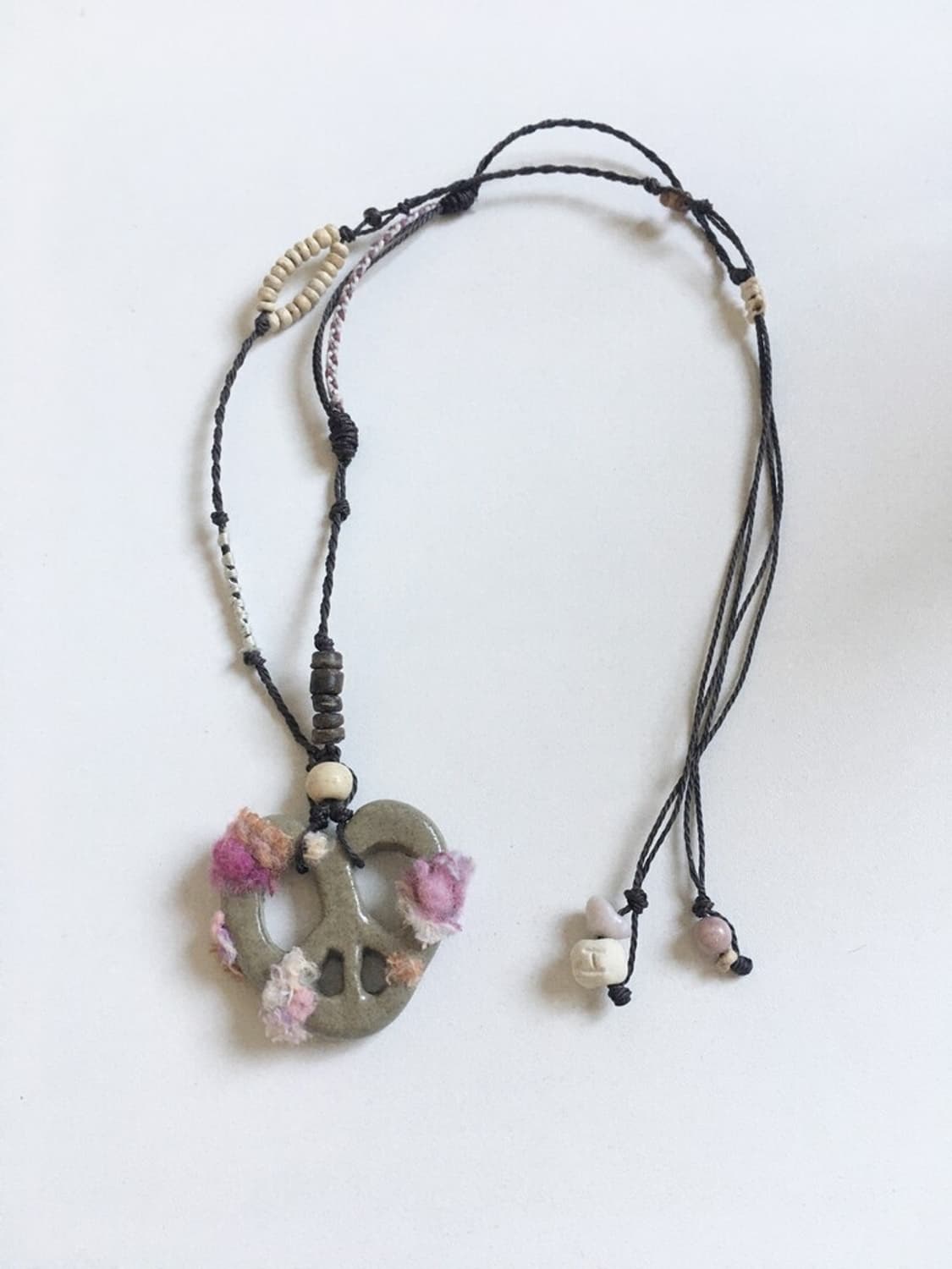 blooming peace love necklace 상품이미지2