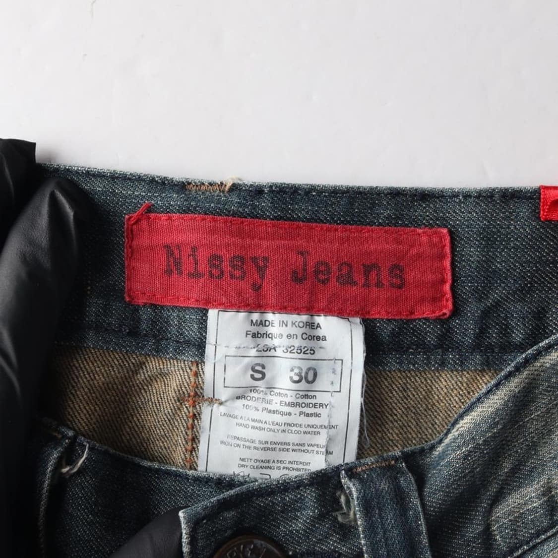 NISSY JEANS 워싱 데님팬츠 30 상품이미지6