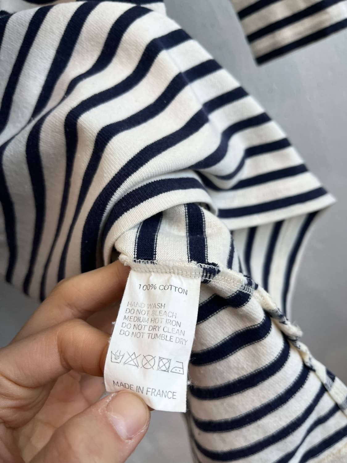 오르치발 보더 스트라이프 원피스 티셔츠 Made in FRANCE 상품이미지5