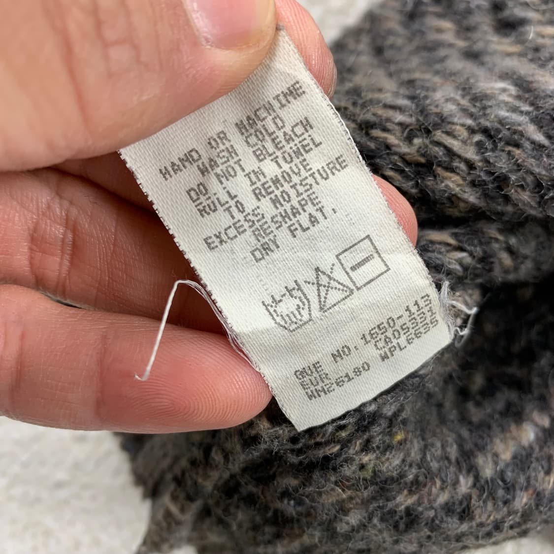 90‘s 빈티지 울리치 코튼울 혼방 믹스패턴 니트 상품이미지7