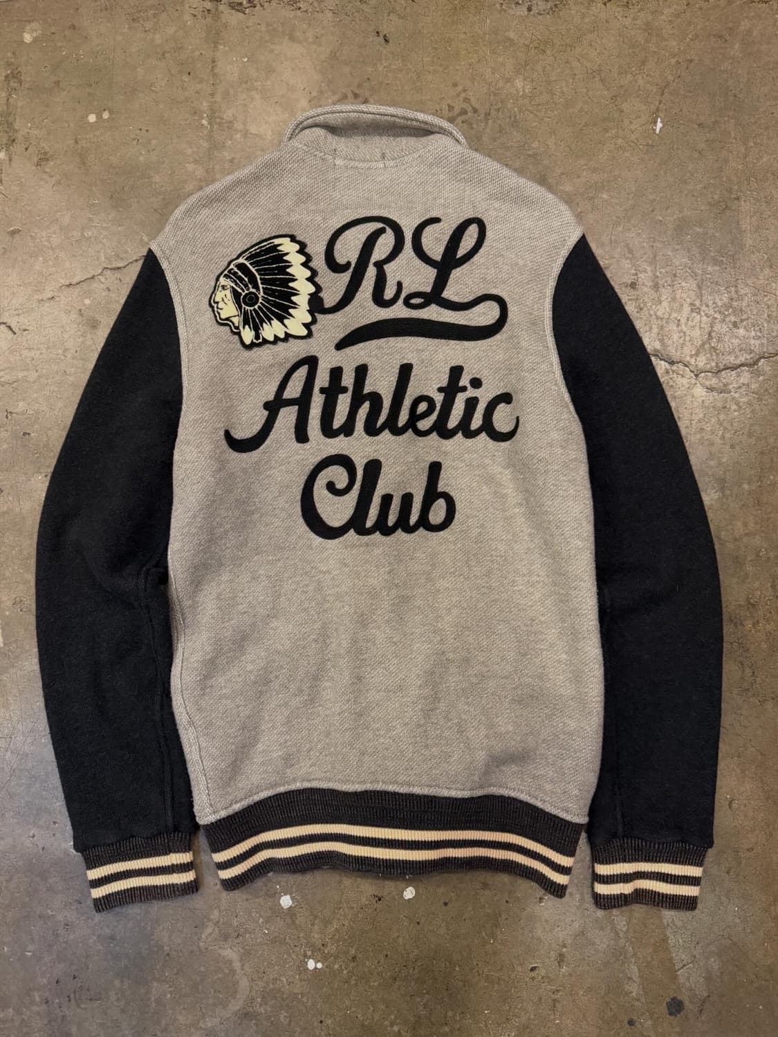 Polo Big Logo Knit Varsity Jacket 상품이미지10