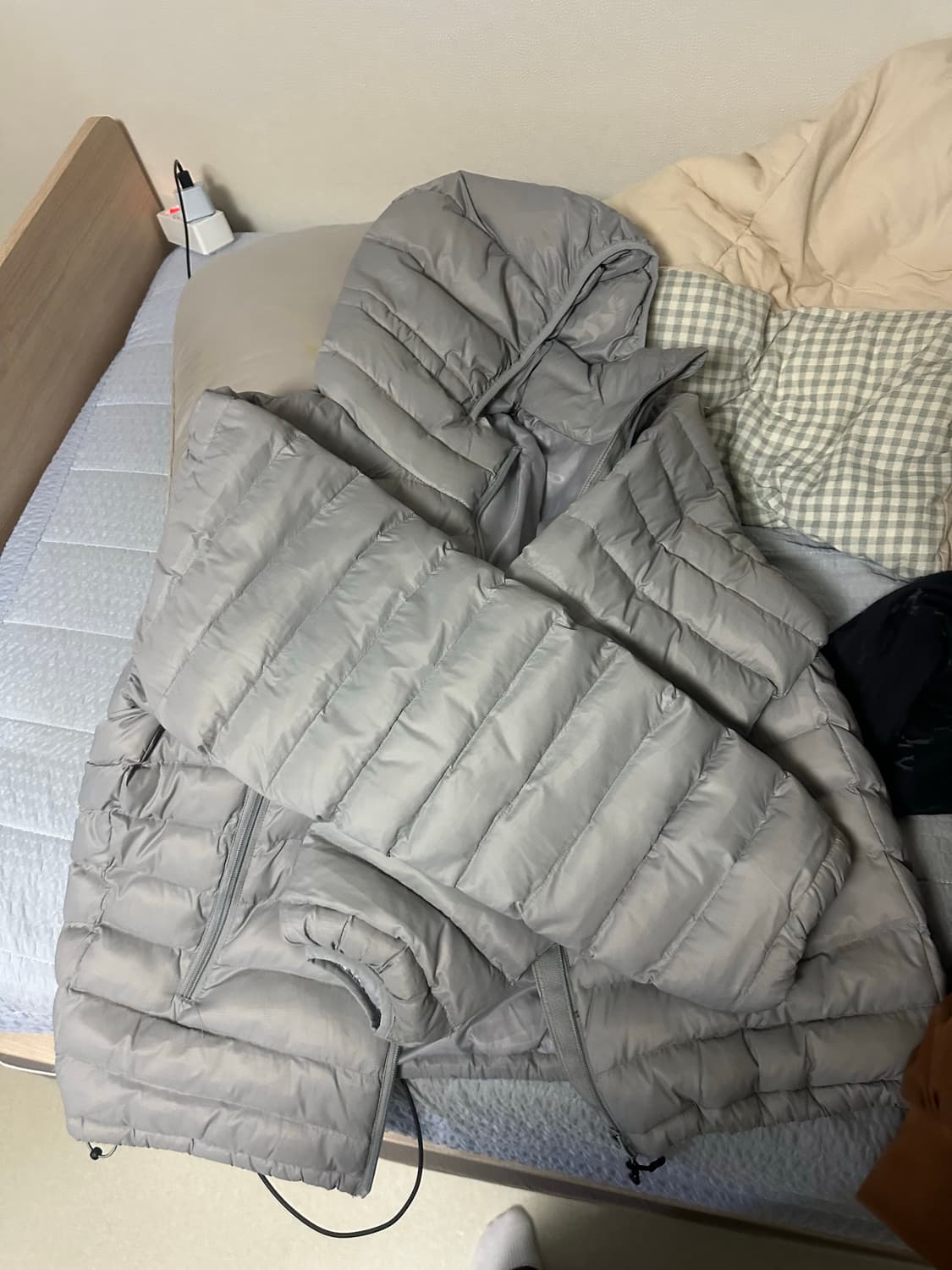 빈티지 경량패딩 상품이미지1