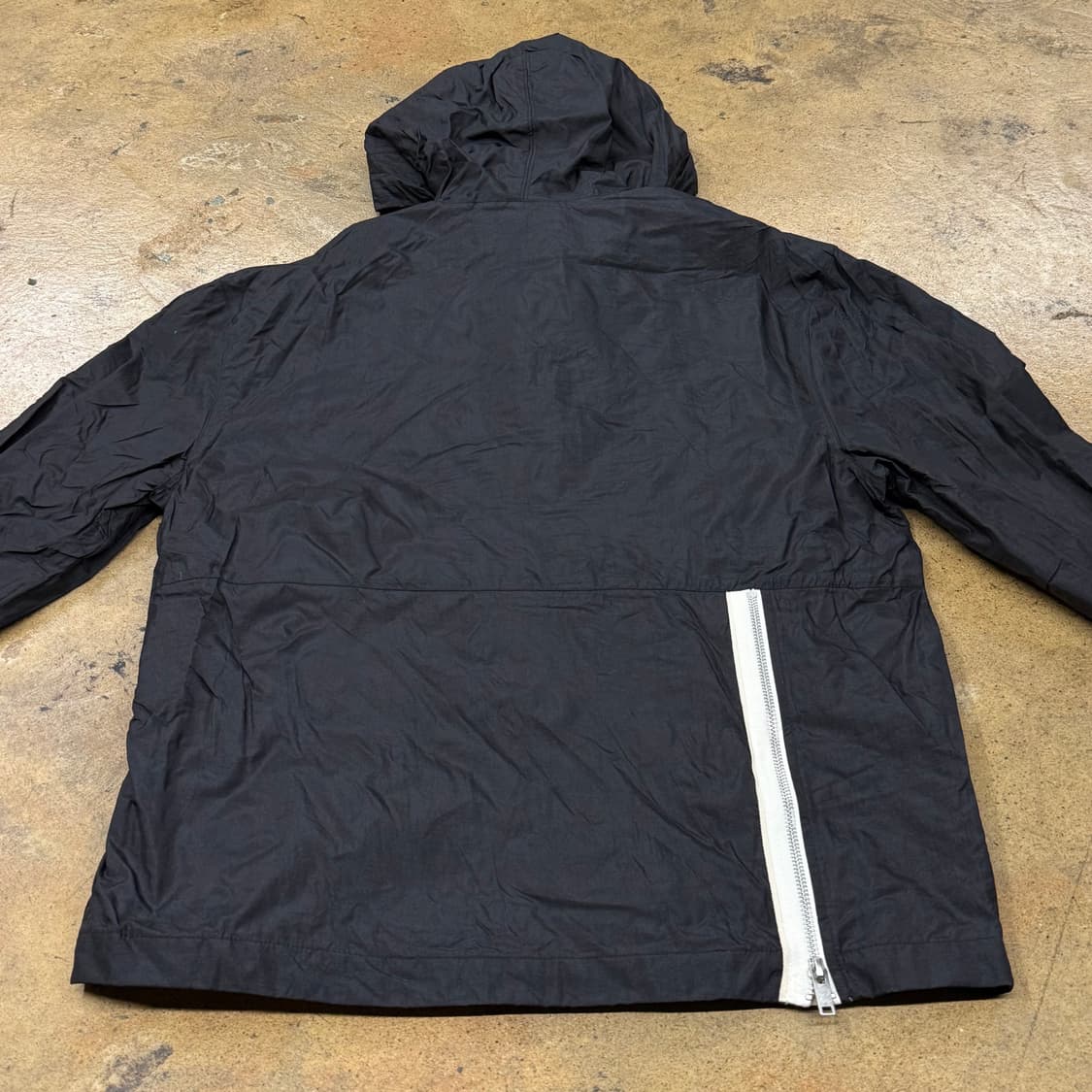 [정품/L] 나이키 블랙 후드 바람막이 하프집업 b17 상품이미지4