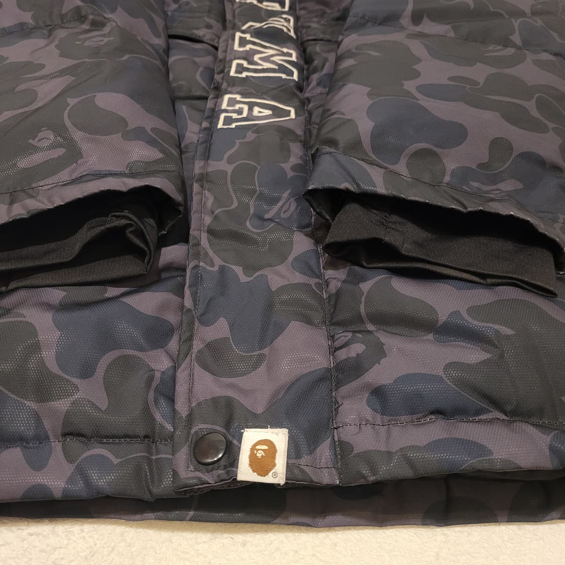 베이프 푸마 흑계 롱패딩 S  상품이미지6