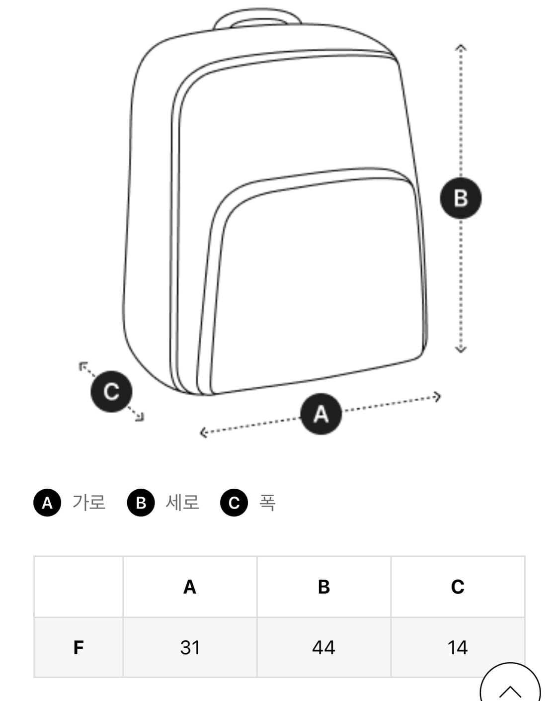 아르마니 버클 포켓 라운드 백팩 (새상품) 상품이미지9