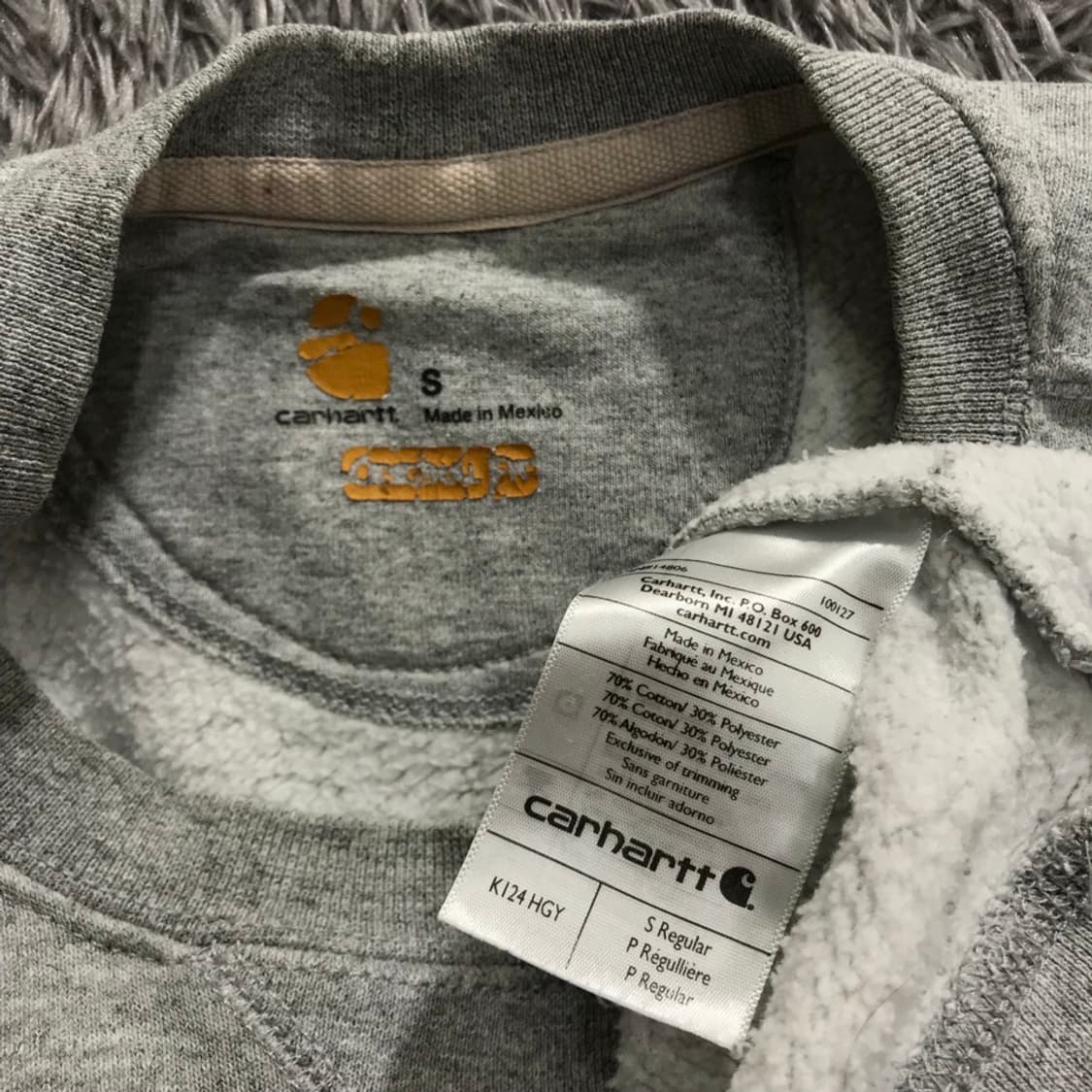 [[S(실 M)] 칼하트 미드웨이트 스웻 맨투맨@132 상품이미지4