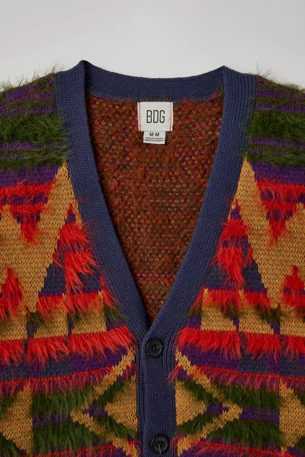 어반 아웃피터스 BDG 아메리칸 퍼 가디건 상품이미지2