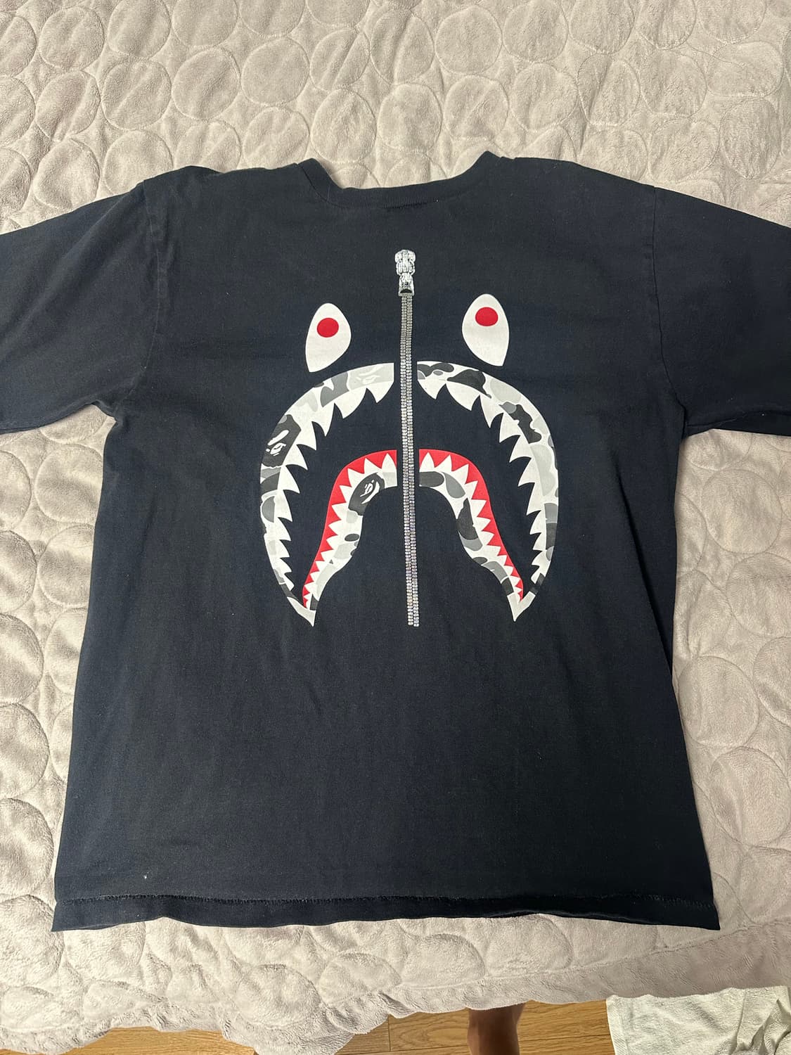 BAPE 베이프 샤크 블랙 반팔 상품이미지1