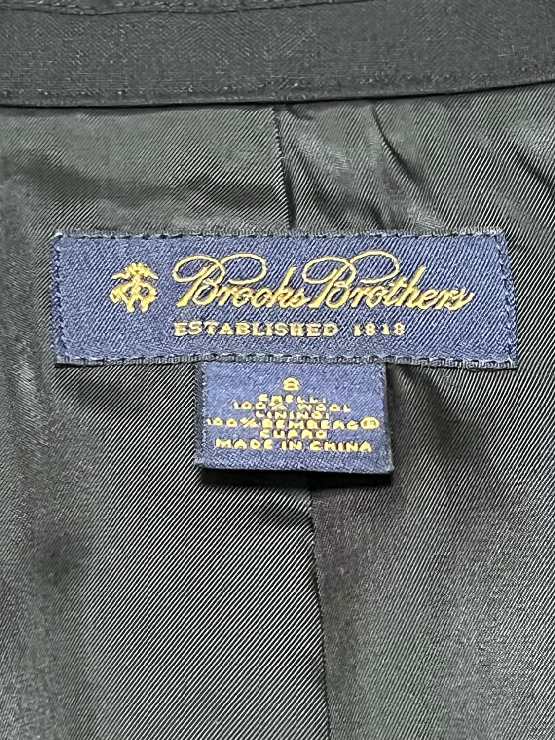 브룩스브라더스 2버튼 네이비 금장 블레이저 8사이즈(95) 상품이미지3