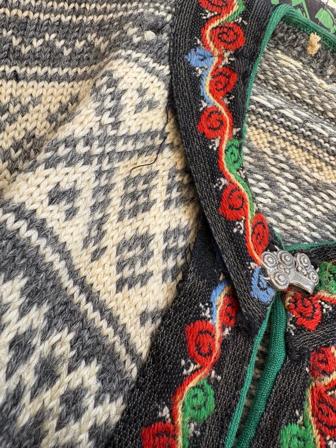 노르딕 포크 니트 가디건 상품이미지4