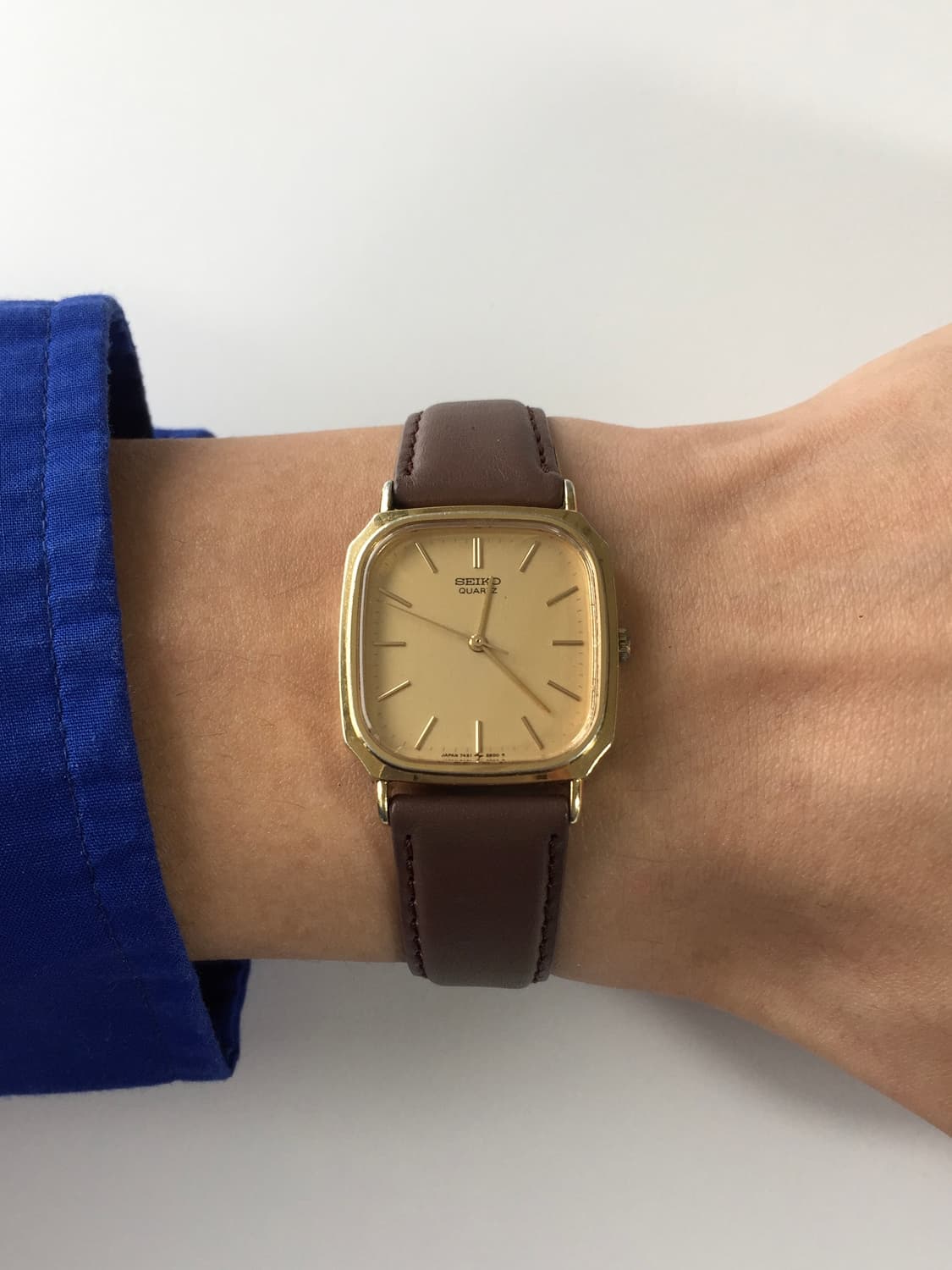 80s seiko chariot square gold quartz 상품이미지1