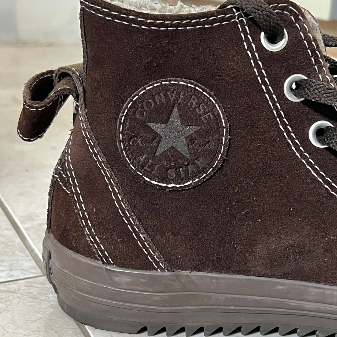 희귀매물🦬컨버스 척테일러 올스타 양털 브라운 280 상품이미지9