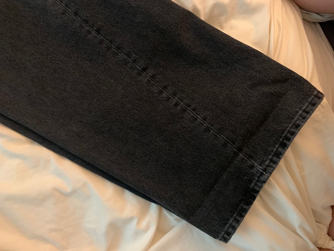 선플라워 와이드트위스트데님 32/32 상품이미지4