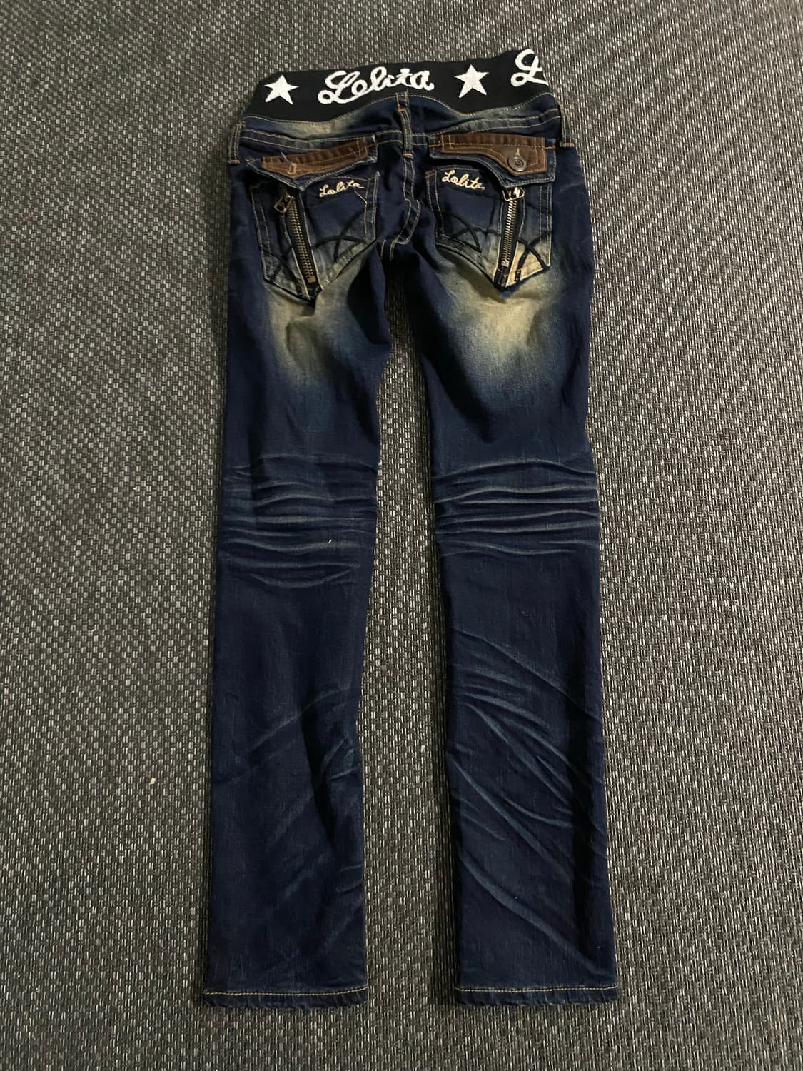 [LoLITA JEANS] 2000s Kitsch slim Fit Pan 상품이미지4