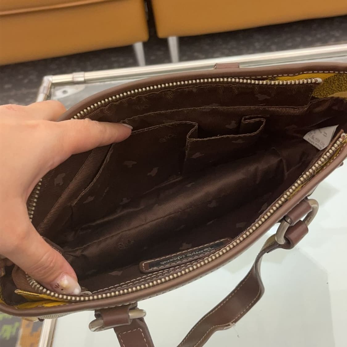 티니위니 빈티지 체크 핸드백 토트백 C06334 상품이미지3