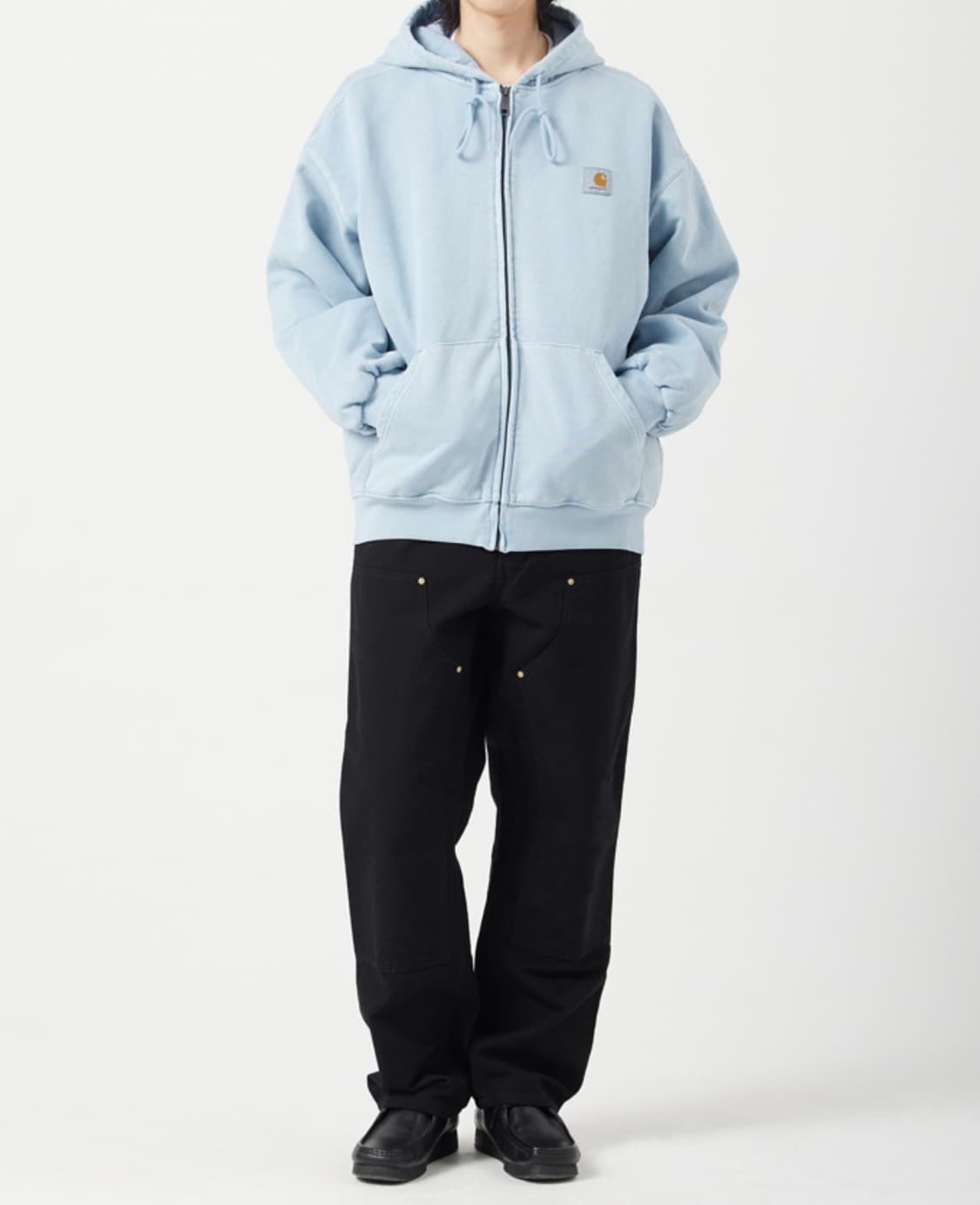 [M] 칼하트 WIP 후디드 비스타자켓 더스티 아이스 가먼트 다이드 상품이미지3