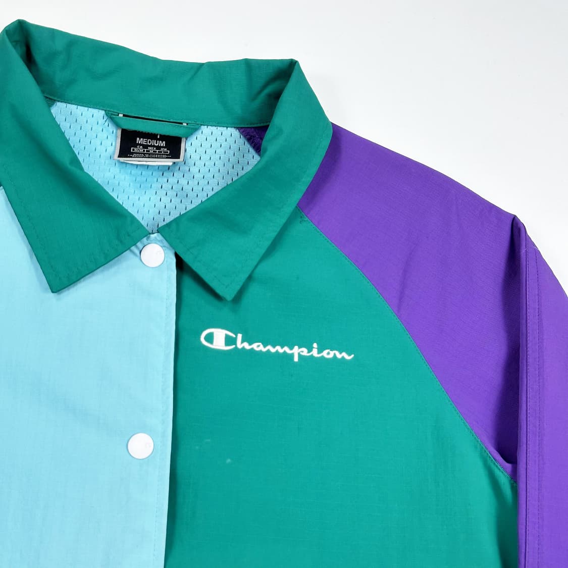 챔피온 올드스쿨 컬러블록 코치자켓 M 상품이미지3