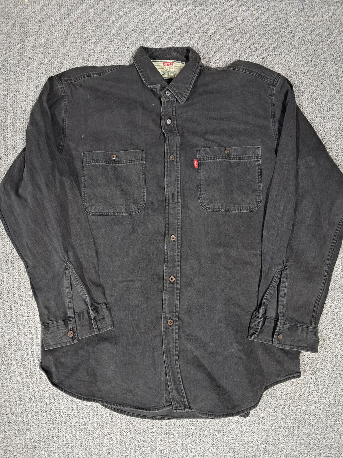 리바이스 블랙데님셔츠 상품이미지1