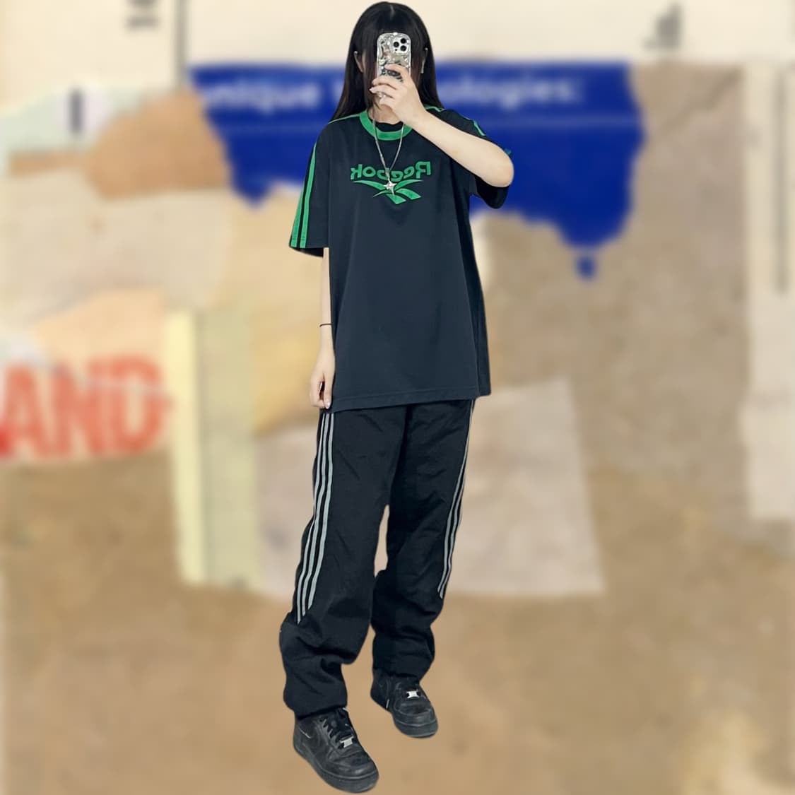 리복 블록코어 져지 반팔티 상품이미지1